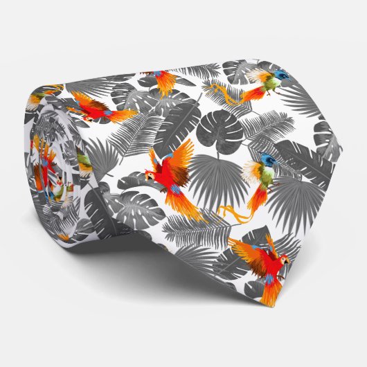 熱帯鳥 ネクタイ (ロール)