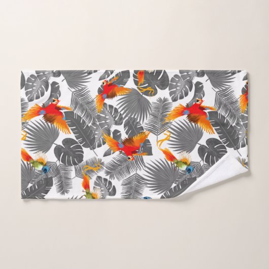 熱帯鳥 バスタオルセット (ハンドタオル)