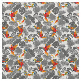 熱帯鳥 ファブリック