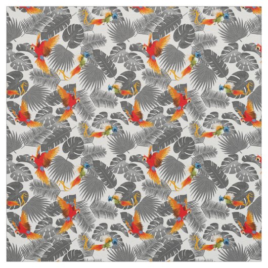 熱帯鳥 ファブリック (見本)