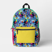 熱帯鳥 プリントバックパック (正面)