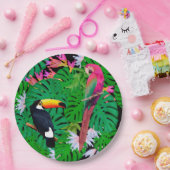 熱帯鳥 ペーパープレート (パーティー)
