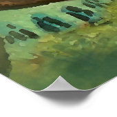 熱帯鳥 ポスター (角)