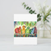 熱帯鳥 ポストカード (スタンド正面)