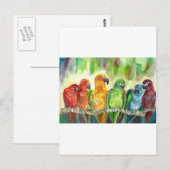 熱帯鳥 ポストカード (正面/裏面)