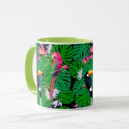 熱帯鳥 マグカップ (正面左)