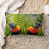 熱帯鳥 ランバークッション (ブランケット)