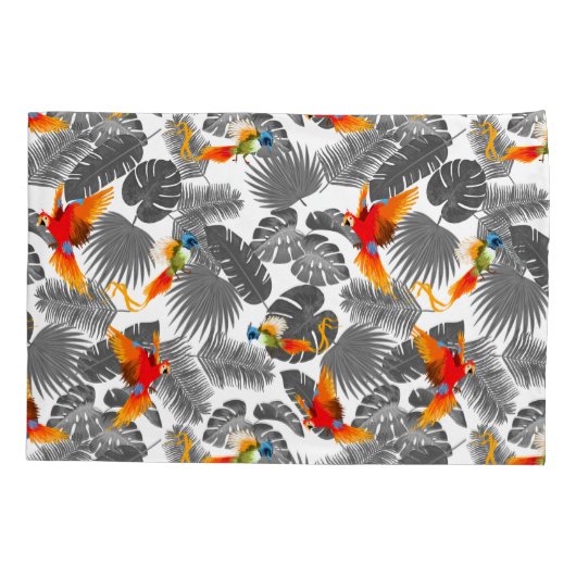 熱帯鳥 枕カバー (裏面-左)