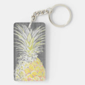熱帯黄色いPinneapple キーホルダー (裏面)