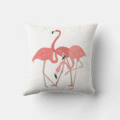 熱帯3フラミンゴ クッション (裏面)