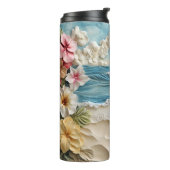 熱帯3Dパラダイスカスタマイズ可能 タンブラー (回転左)