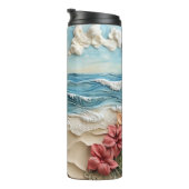 熱帯3Dパラダイスカスタマイズ可能 タンブラー (回転右)