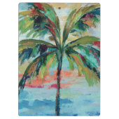 熱帯|のヤシの木 クリップボード (裏面)