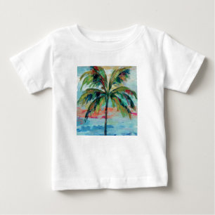 熱帯 のヤシの木 ベビーTシャツ