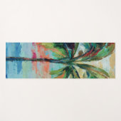 熱帯|のヤシの木 ヨガマット (正面(横))