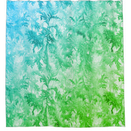 熱帯 シャワーカーテン