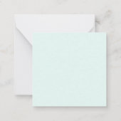 熱帯 ノートカード (裏面)