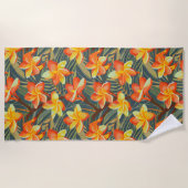 熱帯 ビーチタオル (正面)