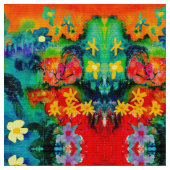 熱帯 ファブリック (クローズアップ)