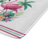 熱帯/フロリダピンクフラミンゴ カッティングボード (角)