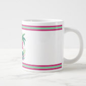 熱帯/フロリダピンクフラミンゴ ジャンボコーヒーマグカップ (右)