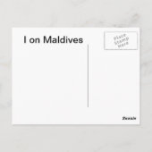 熱帯 ポストカード (裏面)