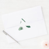 熱帯 三角形シール (封筒)