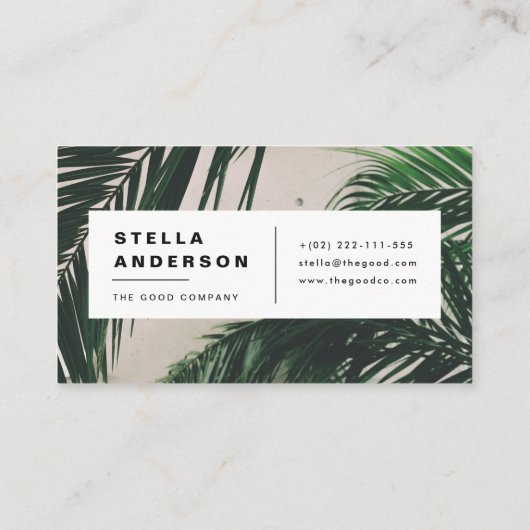 熱帯 名刺 (裏面)