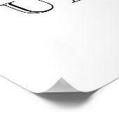 *~*熱帯AP25旅行パーソナライズ – Palm Tree P ポスター (角)