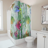 熱帯Fishies シャワーカーテン (インサイチュ)