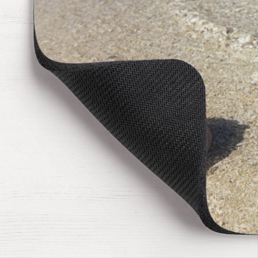 熱帯Lagoon| Cassis Rufaのヘルメットの貝 マウスパッド (コーナー)