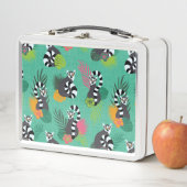 熱帯Lemurs -アクアマリン メタルランチボックス (インサイチュ)