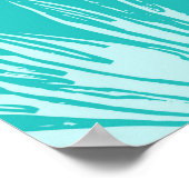 熱帯pのヴィンテージとシ葉ームレスなパターン ポスター (角)