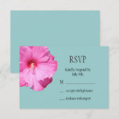 熱帯RSVP (ターコイズ) 出欠カード (正面/裏面)