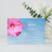 熱帯RSVP （水彩） 出欠カード (スタンド正面)