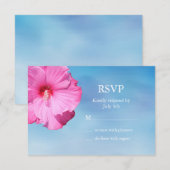 熱帯RSVP （水彩） 出欠カード (正面/裏面)