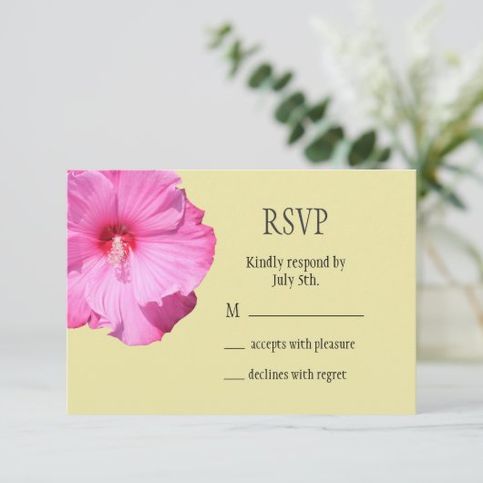 熱帯RSVP （黄色） 出欠カード (スタンド正面)