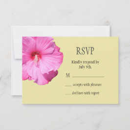 熱帯RSVP (黄色) 出欠カード