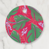 熱帯Tレックス恐竜の足跡 フェイバータグ (裏面)