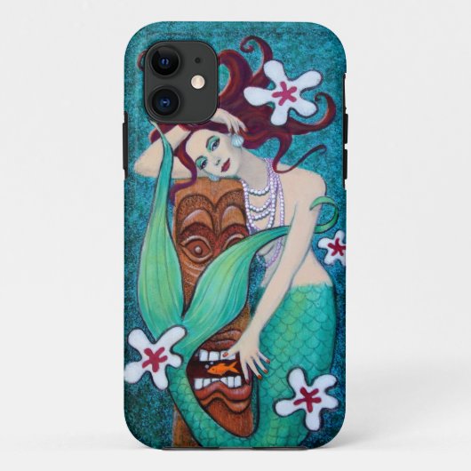 熱帯Tikiの人魚のiPhone 5の場合 Case-Mate iPhoneケース (裏面)