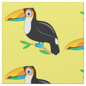 熱帯Toucan ファブリック (クローズアップ)