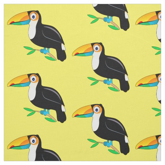 熱帯Toucan ファブリック (見本)