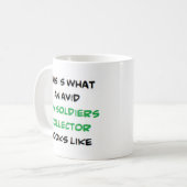 熱心なおもちゃの兵士コレクター コーヒーマグカップ (正面左)