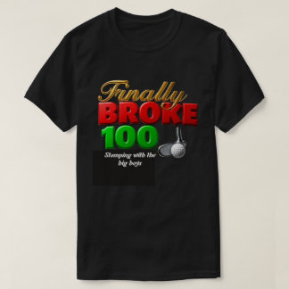 熱心なゴルファーがスポーツの里程標を達成 Tシャツ