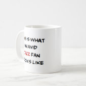 熱心なジャズファン コーヒーマグカップ (正面左)