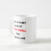 熱心なスポーツボールファン コーヒーマグカップ (正面左)