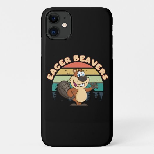 熱心なビーバー Case-Mate iPhoneケース (裏面)