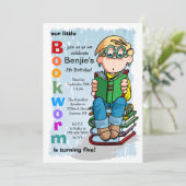 熱心な男の子の招待状 招待状 (スタンド正面)