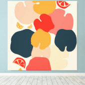 熱心な禅 キャンバスプリント (インサイチュ (ウッドフロア))