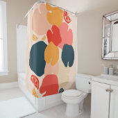 熱心な禅 シャワーカーテン (インサイチュ)